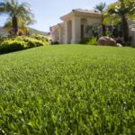 Residential artificial grass lawn installed by SYNLawn
