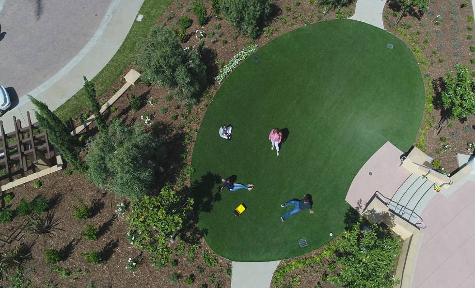 Aerial View of the sheraton carlsbad at legoland project by SYNLawn