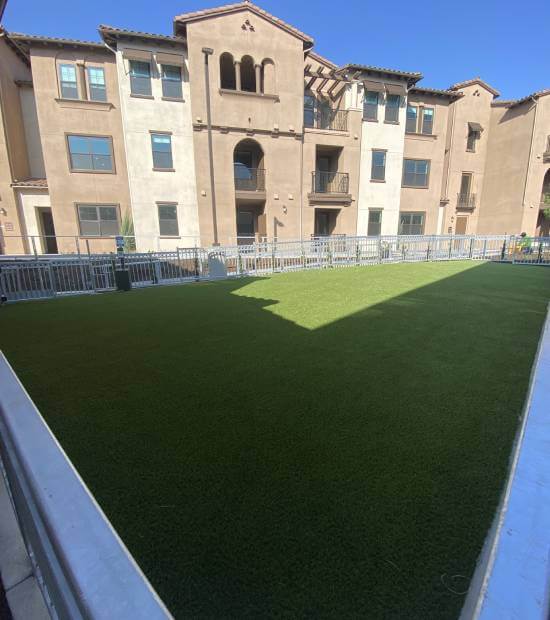 pacific-village-artificial-dog-turf-installation