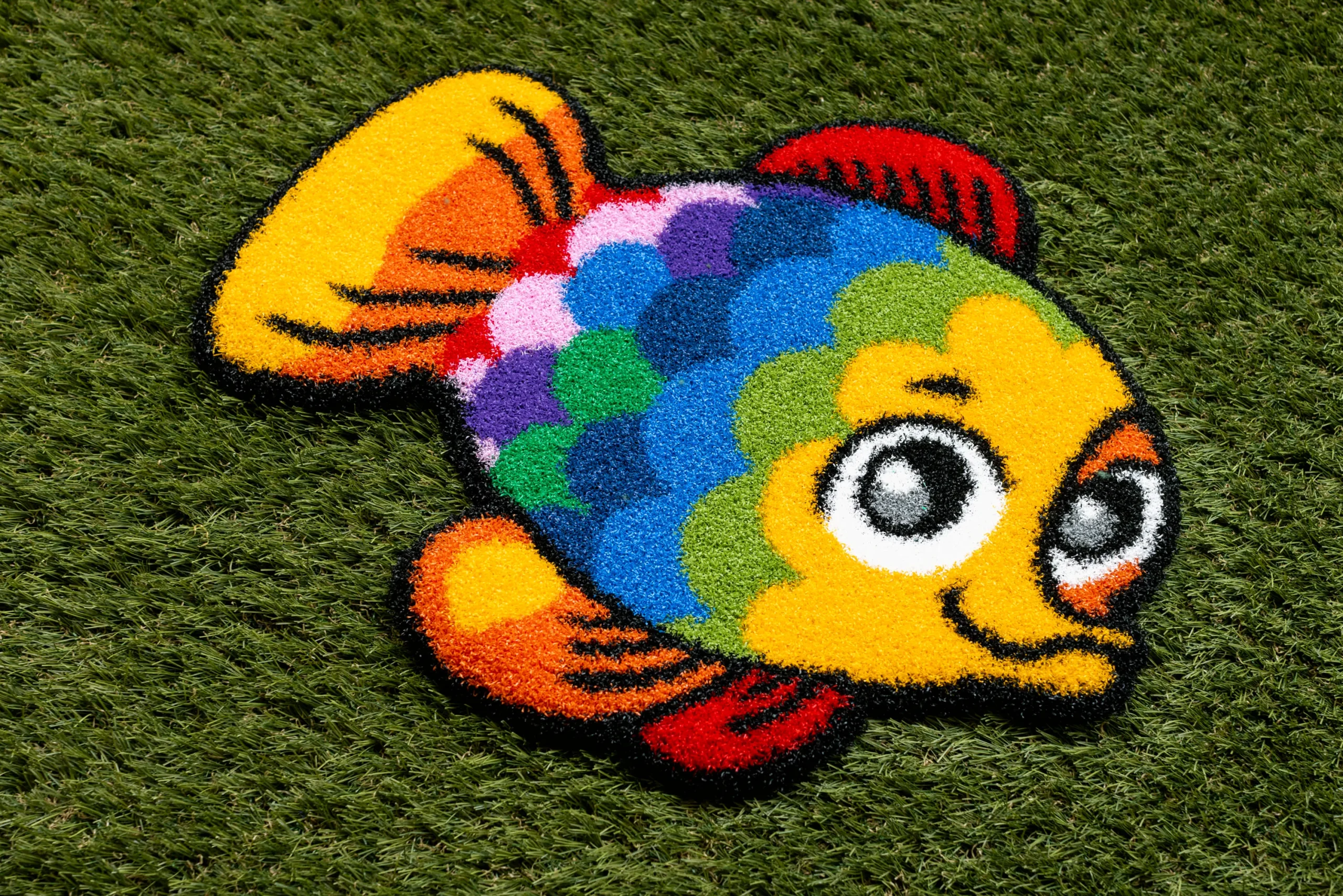 Rainbow Fish Sacramento Artificial Turf Design