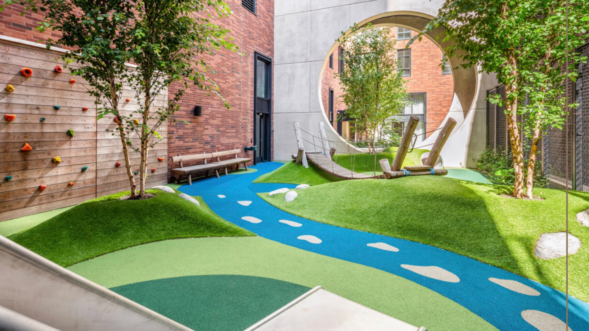 Sacramento Commercial Artificial Grass Playground Courtyard Sacramento Commercial Artificial Grass Playground Courtyard
