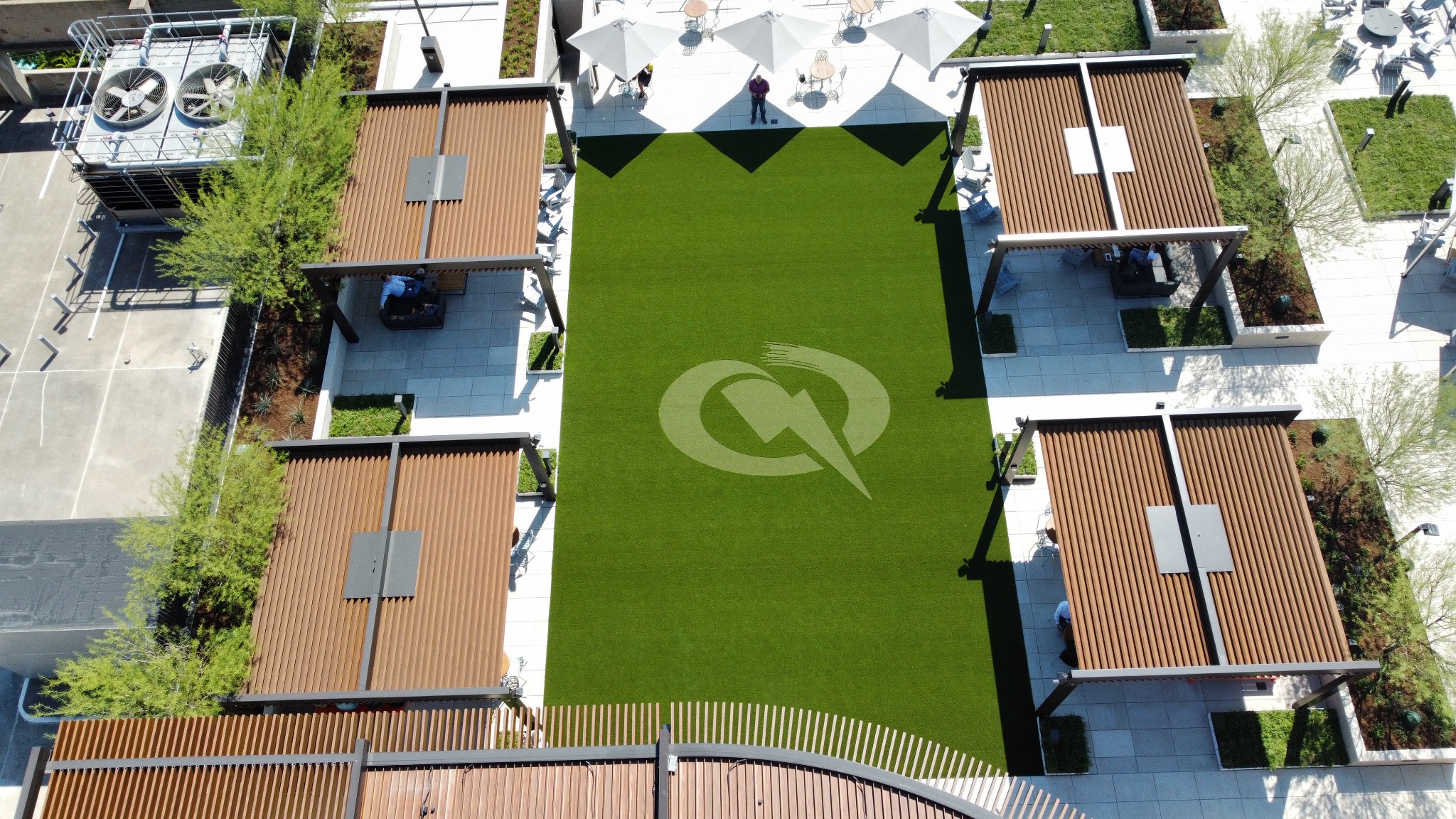 Sacramento Commercial Artificial Grass Rooftop Lounge Sacramento Commercial Artificial Grass Rooftop Lounge